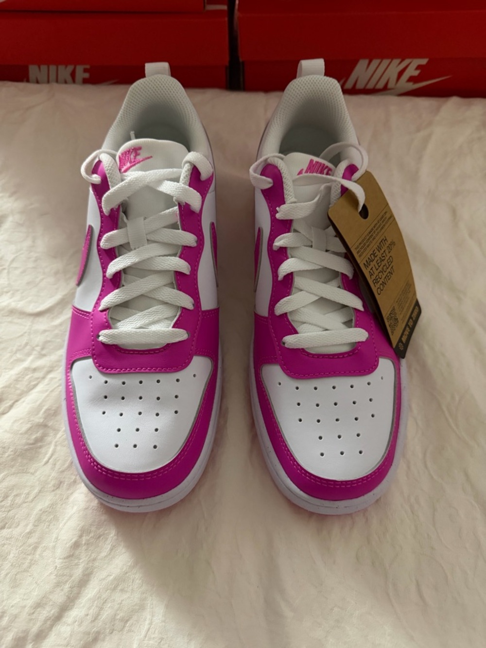 Nike 7Y 8.5W COURT BOROUGH LOW RECRAFT (GS) - Picture 2 of 7